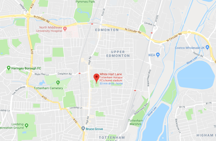 Your 10 Star Zeelo to Tottenham's new home