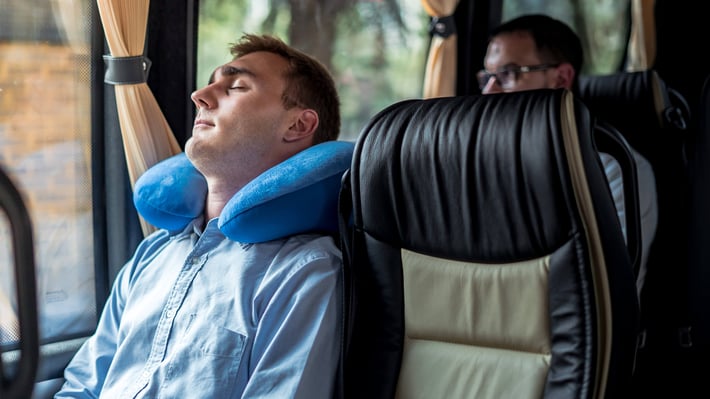 10 Ways to Sleep on a Coach
